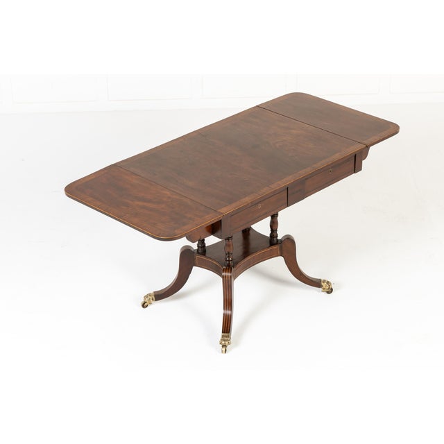 Large Early 19th Century Mahogany Sofa For Sale - Image 3 of 10