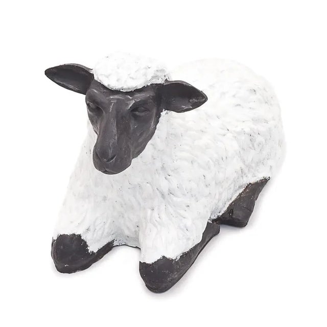 Black Vintage Sheep Figure, 1900s For Sale - Image 8 of 8