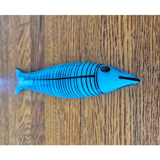 1950s Murano Art Glass Fish Sculpture by Ken Scott for Venini, 1950s For Sale - Image 5 of 8
