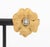 Contemporary Floriform Yellow Gold and Diamond Earrings For Sale - Image 3 of 8