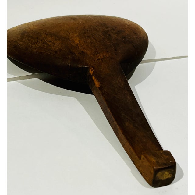 Antique Butter Bowls & Paddle Circa 1800 Wood Farmhouse - Set of 3