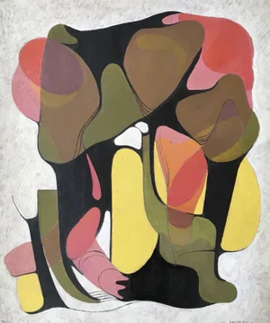 Xavier Albert Fiala, Quatre, Oil on Wood