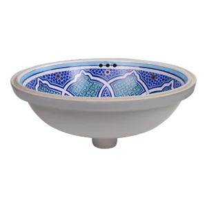21st Century Custom Hand Painted Sherle Wagner Sink