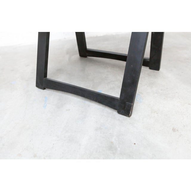 Black Folding Chair by Aldo Jacober for Alberto Bazzani, 1960s For Sale - Image 10 of 12
