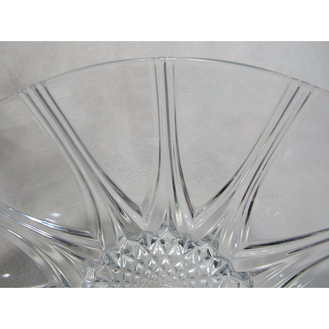 Vintage Anchor Hocking Clear Oyster and Pearl Depression Glass Bowl For Sale - Image 12 of 14