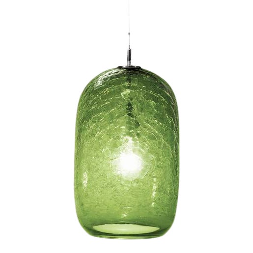 Cosmos Pendant Light from the Boa Lantern Collection in Emerald For Sale