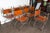 Mid 20th Century Italian Steel and Leather Curule Chairs - Set of 8 For Sale - Image 4 of 13