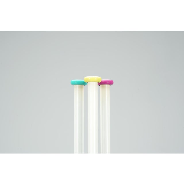 Trilumen Floor Lamp by Hans von Klier for Bilumen, 1980, in Very Good conditions. Designed 1980 to 1989 I have official...