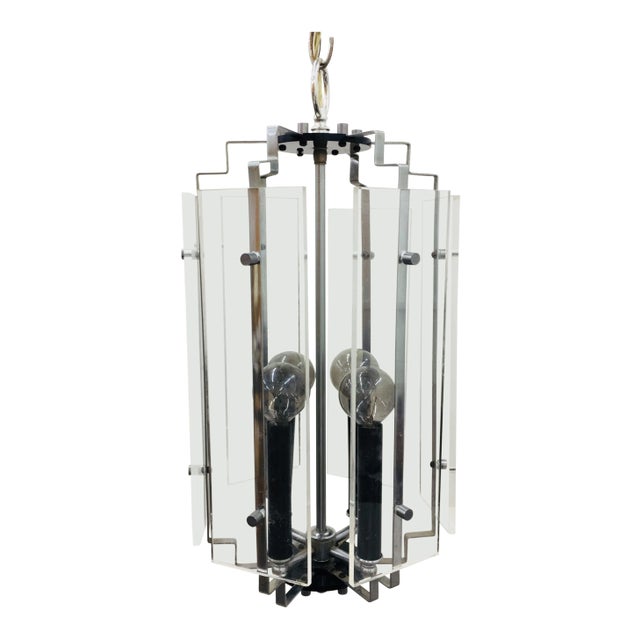 Vintage Mid-Century Modern Hanging Fixture For Sale