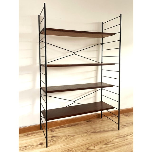1960s Mid-Century Scandinavian Modern Icon Freestanding Ladder Shelf, 1960s For Sale - Image 5 of 16