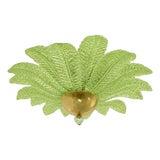 Green Murano Glass Flush Mount by Simoeng for Simoeng For Sale