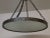 Art Deco Modern Worout Iron Chandelier For Sale - Image 3 of 3