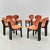 Textile Velvet Chairs with Glossy Black Lacquered Frames attributed to G. Stoppino and L. Acerbis for Acerbis 1980s, Set of 8 For Sale - Image 7 of 18