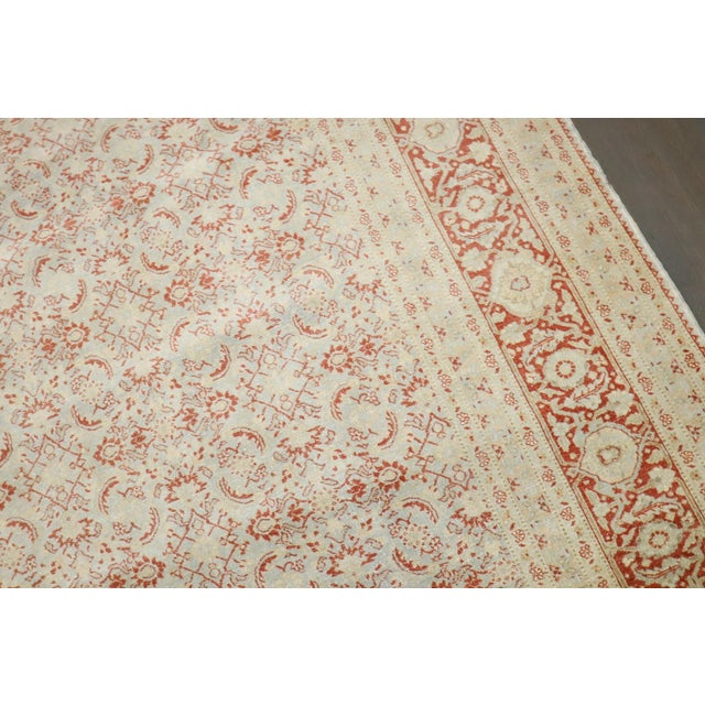 Textile Antique Tabriz Carpet - 11'4" x 16'11" For Sale - Image 7 of 11