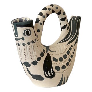 Spanish Ceramic Pitcher from Madoura, 1954 For Sale