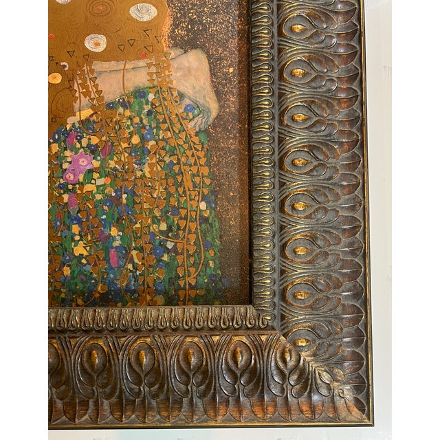 Gustav Klimt Vintage 1995 Poster of "The Kiss" by Top Art Milano, Framed Reproduction For Sale - Image 12 of 18