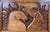 Mid-Century Modern Large Antique Hand-Carved Wooden Horse Tableau - Wall Hanging For Sale - Image 3 of 12