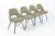Set of 4 Eero Saarinen Executive Side Chairs for Knoll Mid Century Modern Black Metal For Sale In Detroit - Image 6 of 12