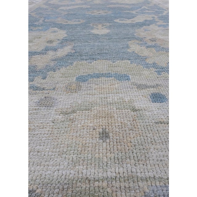 Textile Turkish Oushak Rug 4'11" x 7' For Sale - Image 7 of 8