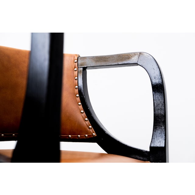 Metal Art Noveau Armchair, 1890s For Sale - Image 7 of 18