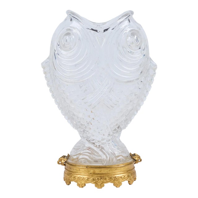 Antique Baccarat "Double Carp" Vase For Sale