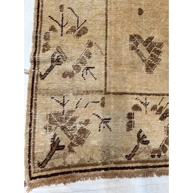 Tribal Mid 19th Century Mid-19th Century Tribal Khotan Samarkand Rug For Sale - Image 3 of 5