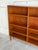 Brown Vintage Danish Modern Teak Bookcase Display Shelf Cabinet on Tapered Legs For Sale - Image 8 of 9