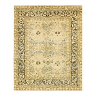 Mogul Collection Hand-Knotted Area Rug - Ivory 8' 2" x 10' 2" For Sale