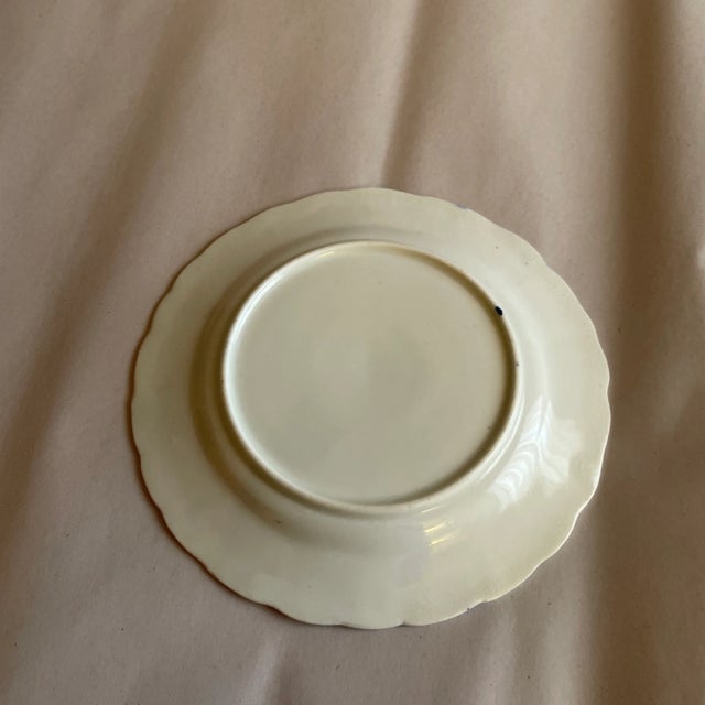 Traditional Mid-19th C. Gaudy Welsh Scalloped Tulip Plates For Sale - Image 3 of 4