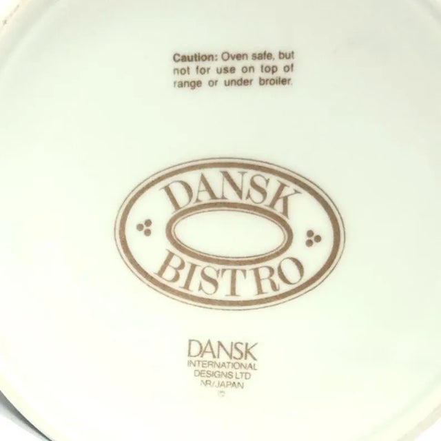 Vintage Blue & White Ceramic Christianhavn Coffee Pot by Dansk Bistro For Sale - Image 9 of 9