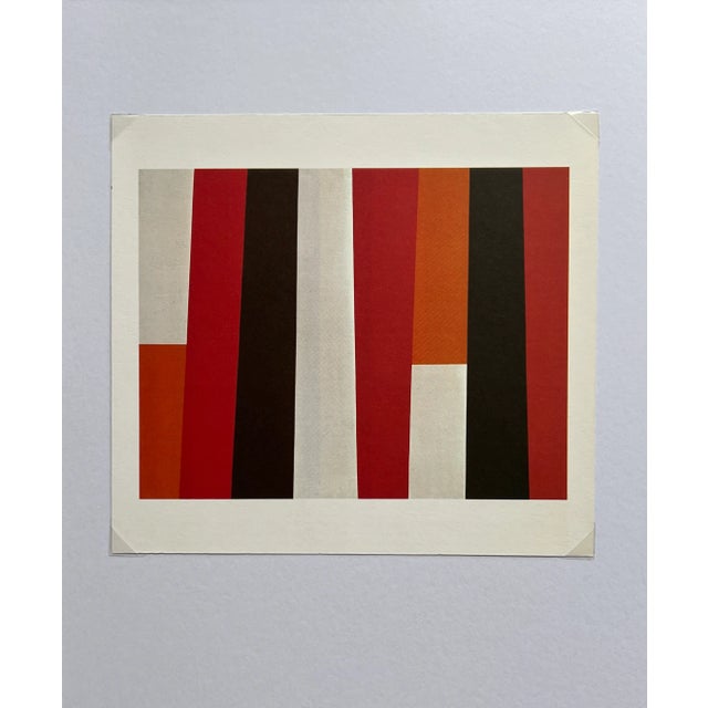 Guido Molinari (October 12, 1933 – February 21, 2004) 9" wide x 8" high Italian Canadian artist, known internationally for...