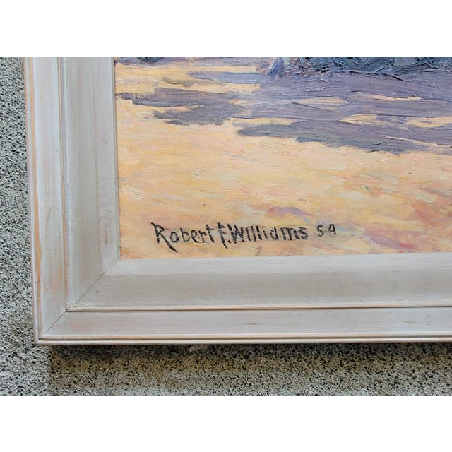 Plein Air California Landscape Painting by Robert F. Williams Dated 1954 For Sale In San Francisco - Image 6 of 6