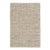 Dash & Albert by Annie Selke Marled Brown Woven Cotton Rug, 6' x 9' For Sale