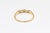 Red Vintage Three Stone Marquise Ruby 14k Yellow Gold Band Ring Size 8.5 For Sale - Image 8 of 8