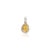 This is part of Chairish’s Fine Jewelry assortment. Everyday Yellow Sapphire Halo Diamond Pendant in 18K Gold studded with...