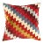 Contemporary Bohemian Multi Colors Velvet Ikat Pillow For Sale