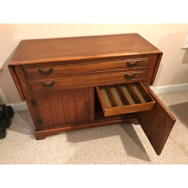 Stickley Solid Oak Server Buffet Chairish