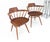 Wood Pair of George Nakashima Captain's Dining Chairs in Walnut For Sale - Image 7 of 16