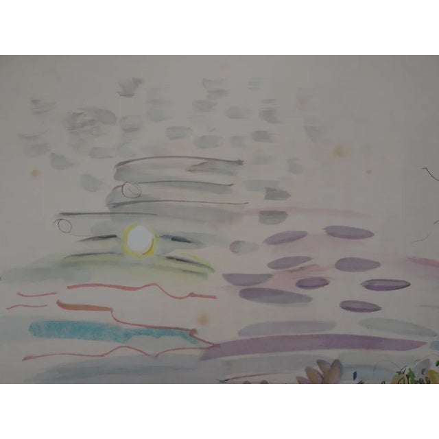 Raoul Dufy, Sun in the Forest, 1953, Original Lithograph For Sale - Image 6 of 7
