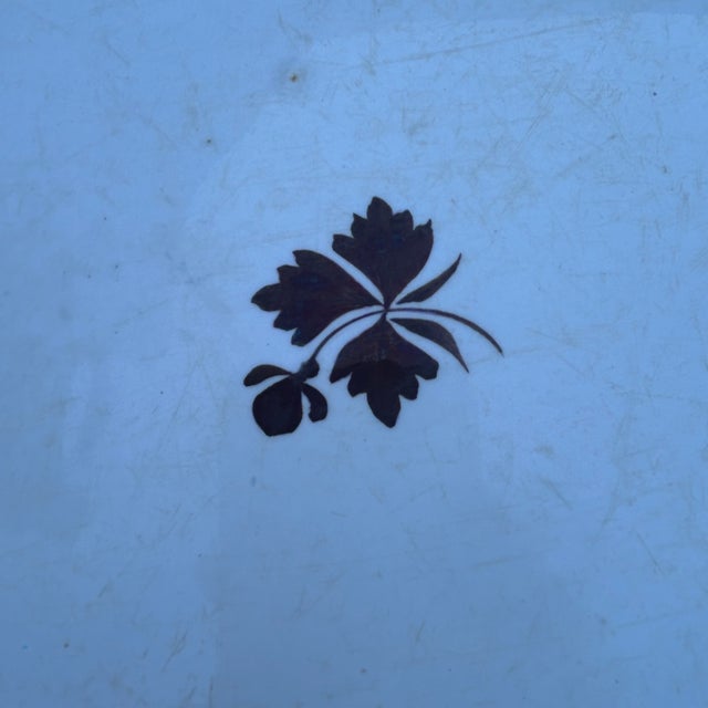 White Mid 19th Century Alfred Meakin Tea Leaf Copper Lustre Oval Platter For Sale - Image 8 of 12