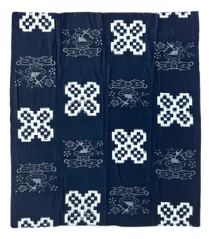 Japanese Textile Panel Double Ikat Kasuri Futon Cover