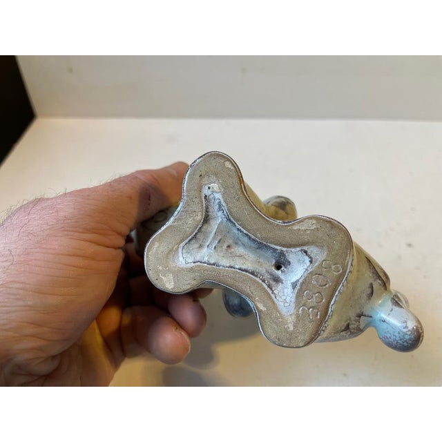 Ceramic Boy on Donkey Figurine from Michael Andersen & Son, 1950s For Sale - Image 6 of 9