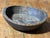 Folk Art Antique Primitive Hand-Carved Wooden Bowl With Folk Art Wire Stitching and Brass Studded Rim For Sale - Image 3 of 9