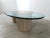 Beige Travertine and Glass Coffee Table, Italy, 1970s For Sale - Image 8 of 11