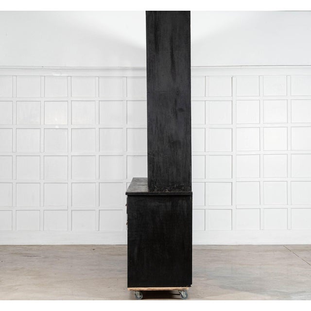 Brown 19th Century English Pine Haberdashery Cabinet For Sale - Image 8 of 18