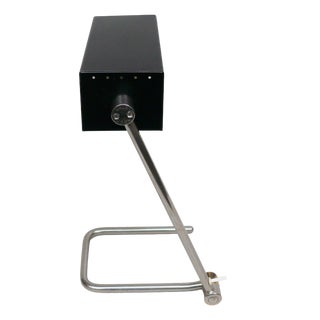 Minimalist Nickel-Plated Table Lamp from HALA, 1950s For Sale