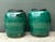Vintage Green Glazed Earthenware Vessels - A Pair For Sale - Image 15 of 18