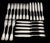Exceptional 20-piece Victorian English sterling silver fish service, comprising ten fish knives and ten matching fish...