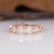 Natural Earth-Mined Diamond Band in Solid 14k Gold | Classic Fine Jewelry For Sale - Image 9 of 9