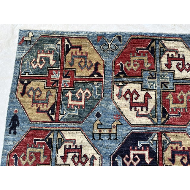 2000 - 2009 Turkmen Gul Rug 8x10 For Sale - Image 5 of 8